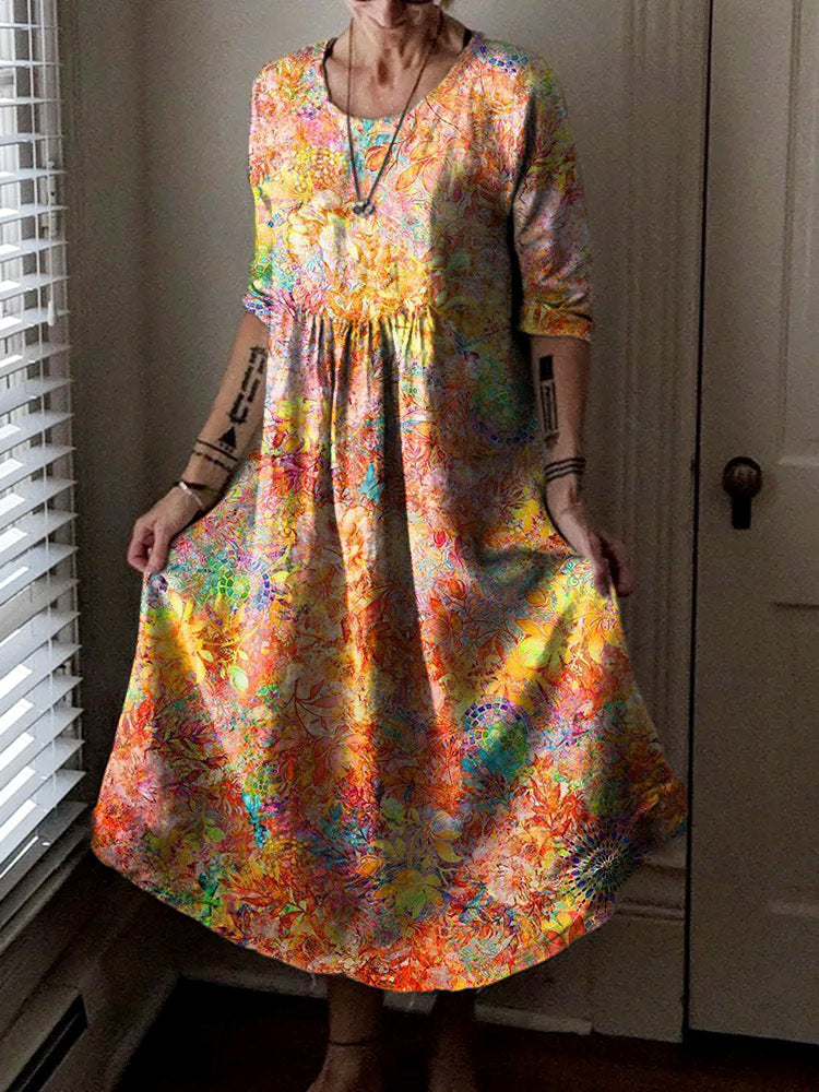 Zeitloser Vintage-Stil Kleid
