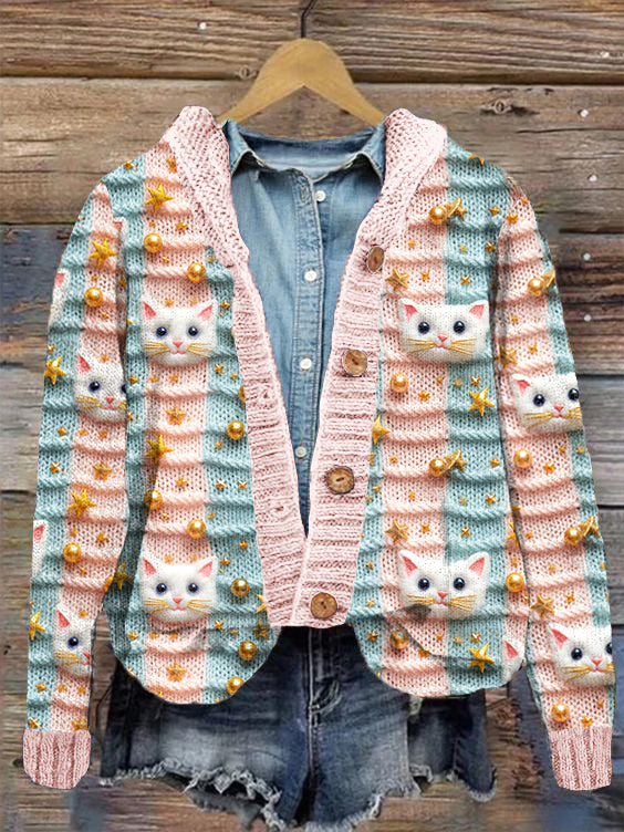 Elegant gestaltete Strickjacke