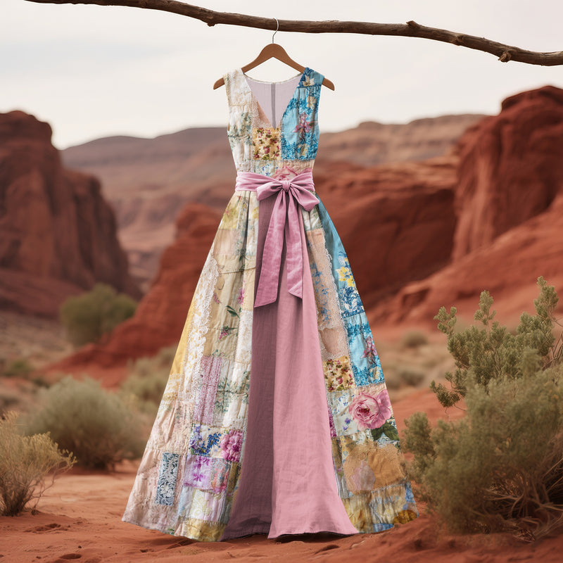 Klassisch gestaltete Kleid