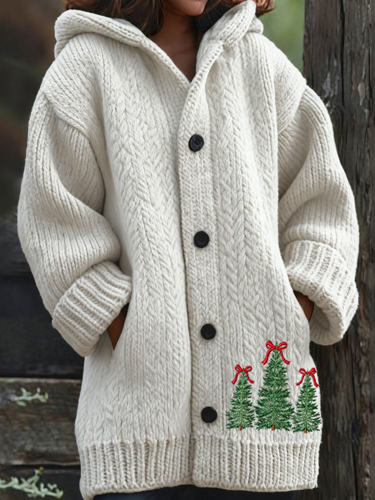 Zeitloser Vintage-Stil Strickjacke