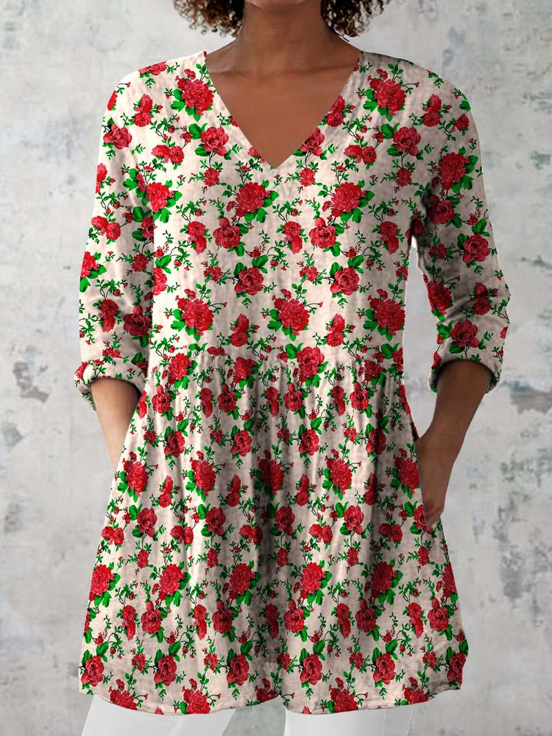 Zeitloser Vintage-Stil Top