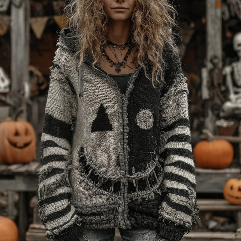 Zeitloser Vintage-Stil Strickjacke