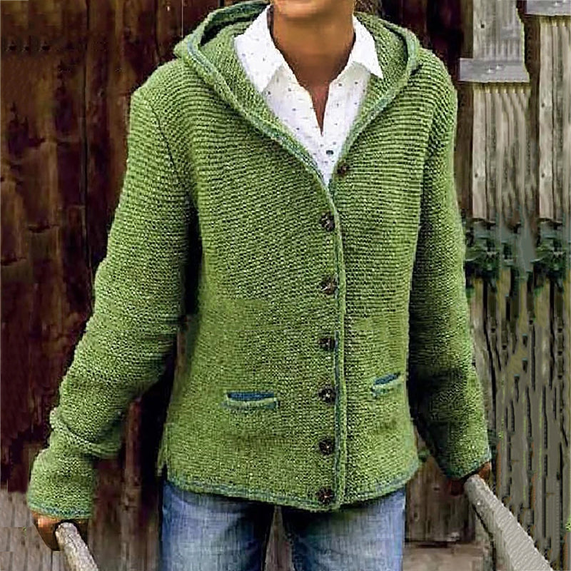 Zeitloser Vintage-Stil Strickjacke