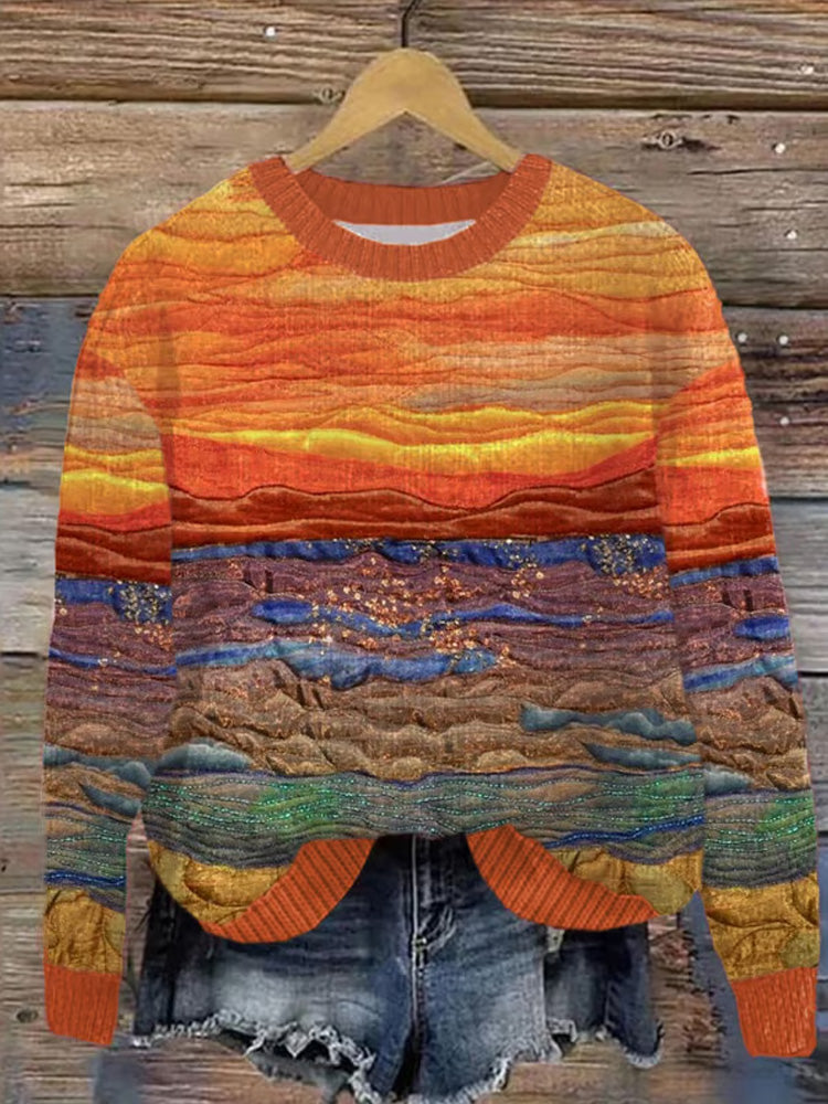 Zeitloser Vintage-Stil Pullover
