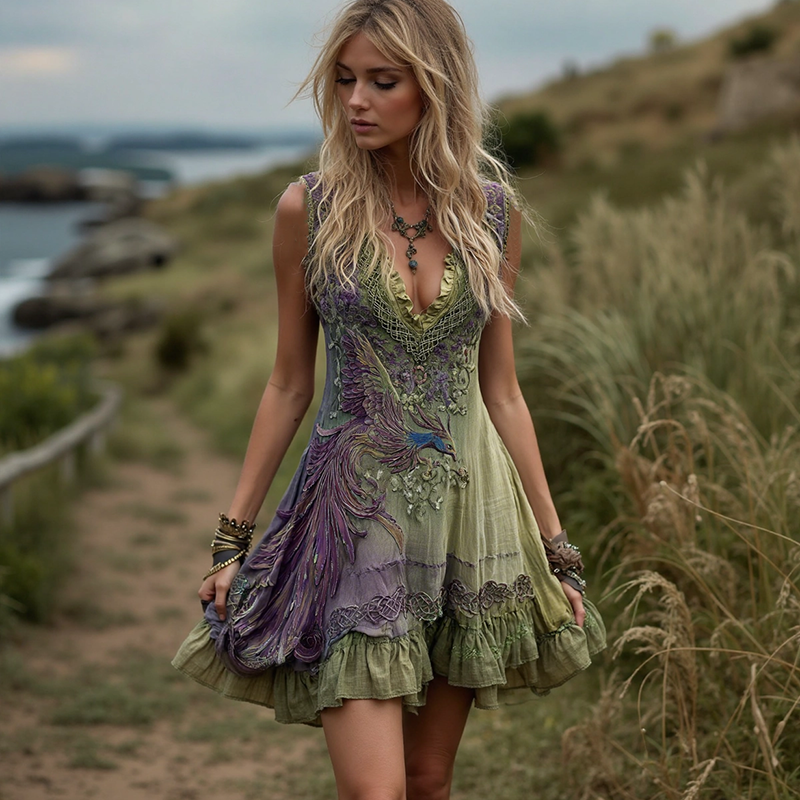 Klassisch gestaltete Kleid