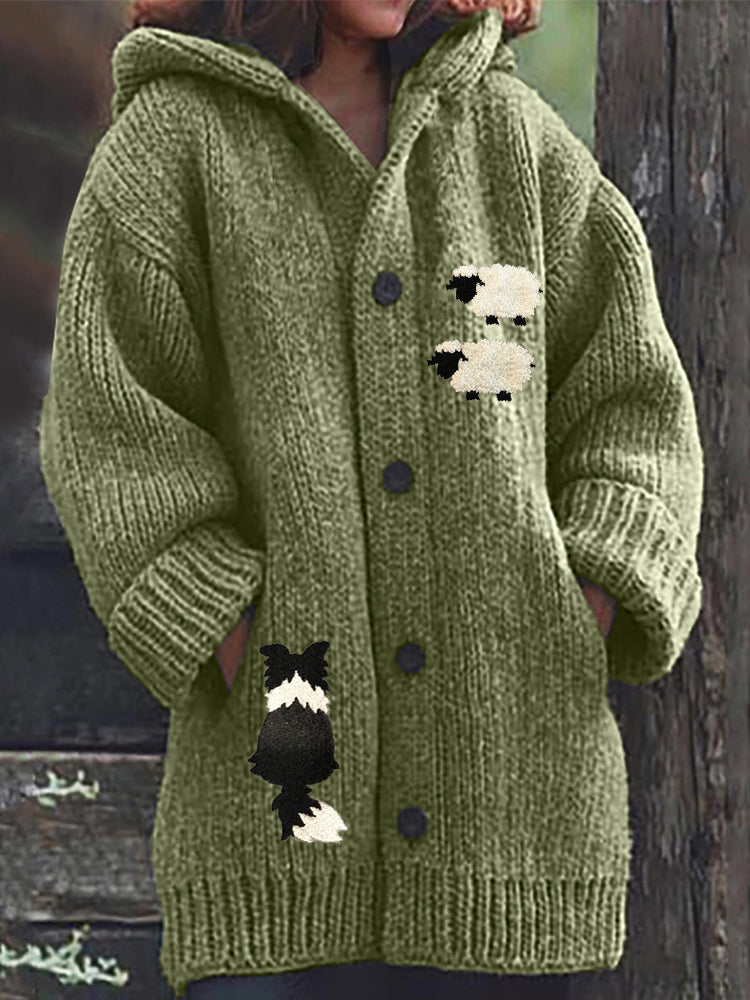 Elegant gestaltete Strickjacke
