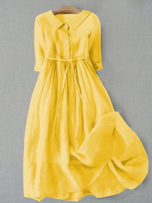 MW | Literarisch schlichtes Baumwollkleid