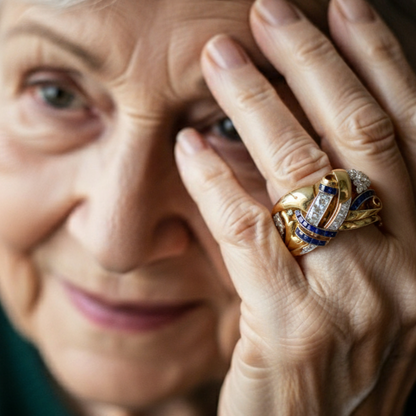 Charmante Gold Ring für jeden Anlass