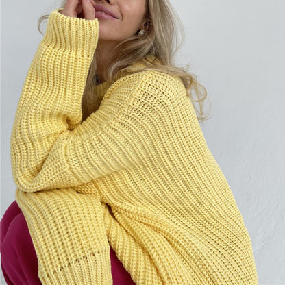 MW | Kuscheliger Strickpullover mit Rundhalsausschnitt
