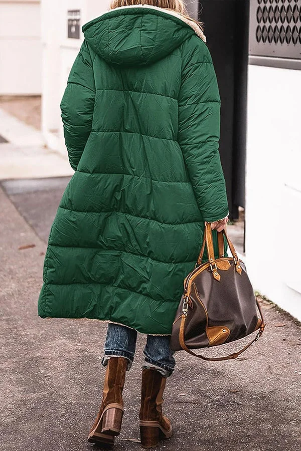 MW | Trendige Jacke mit Kapuze und Akzentkragen