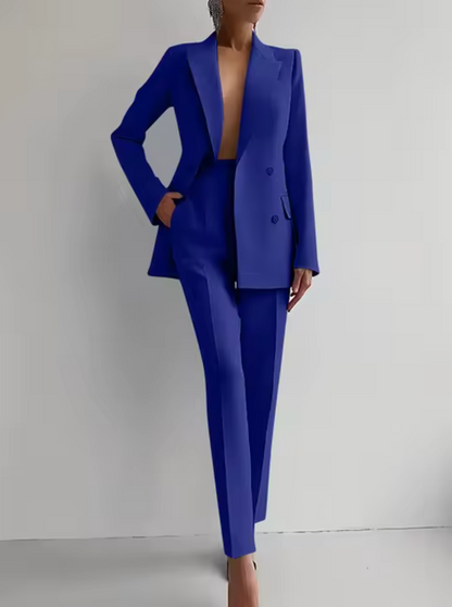 MW | Blazer und Bundfaltenhose im Set