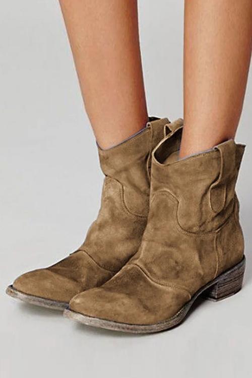 MW | Unterstützte Wildleder-Stiefeletten