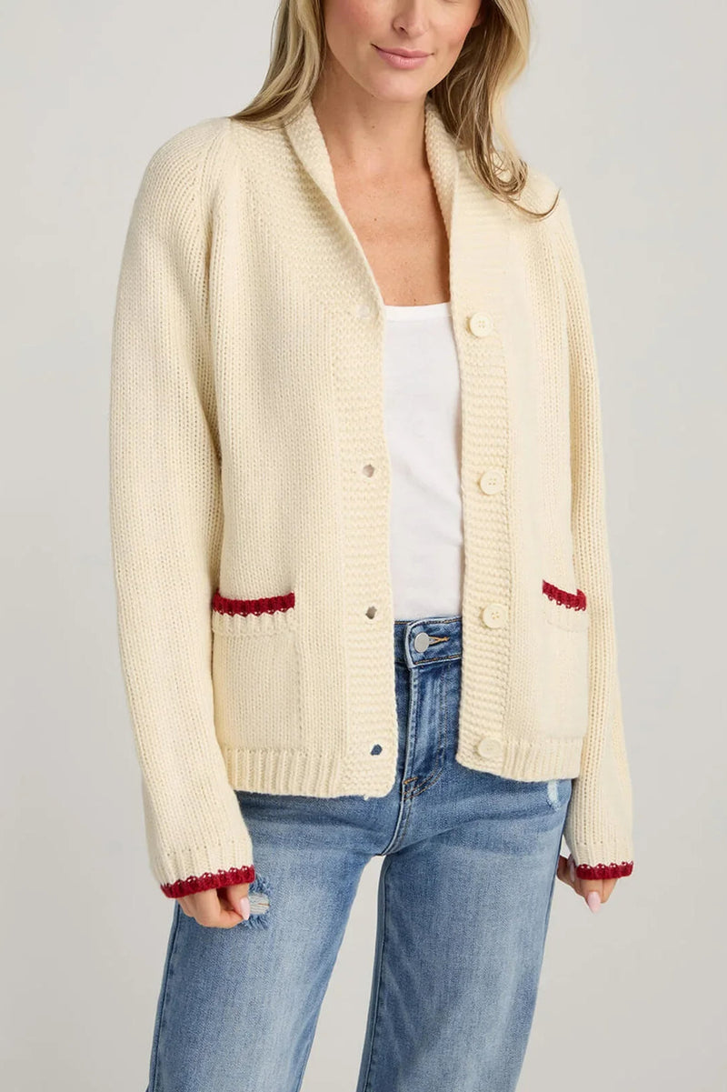 Vintage-inspirierte Strickjacke