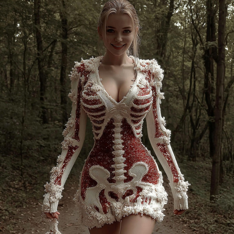 Anmutig gestaltete Kleid
