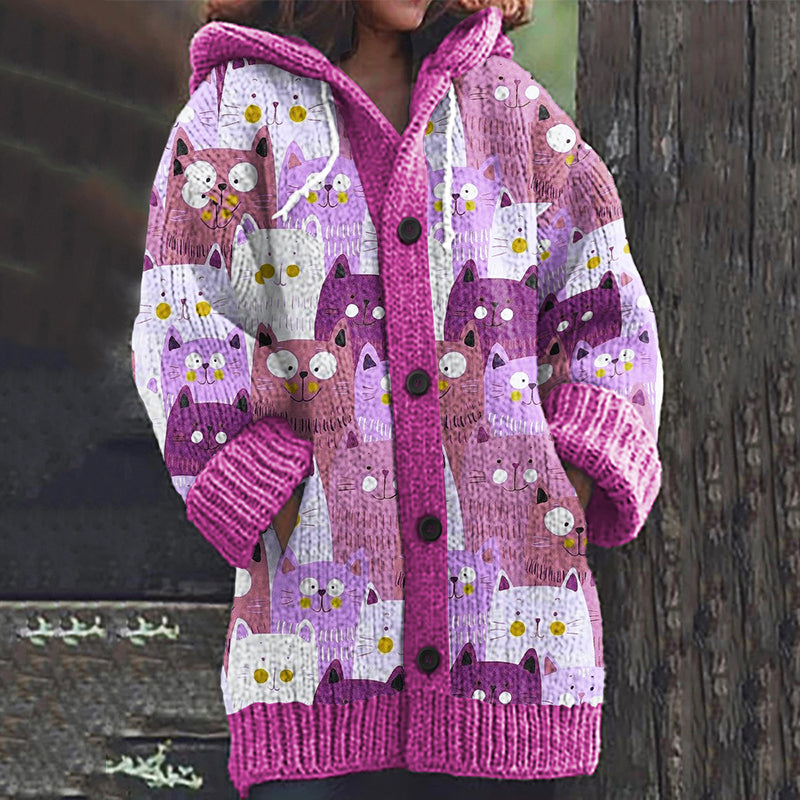 Anmutig gestaltete Strickjacke