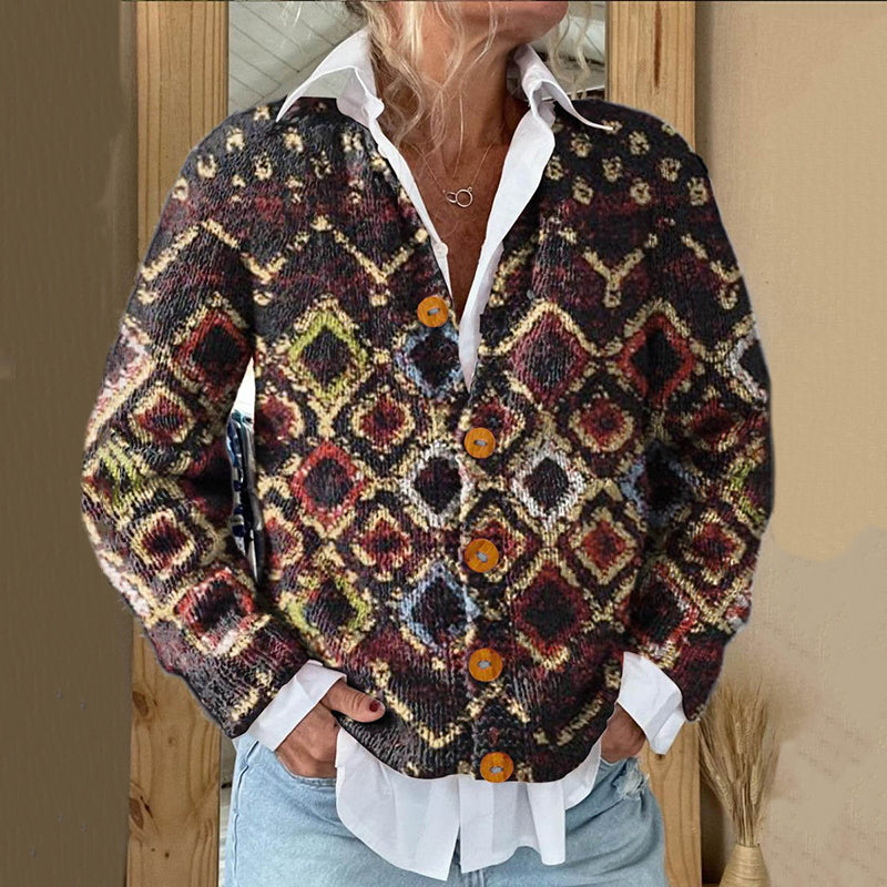 Vintage inspirierte Strickjacke
