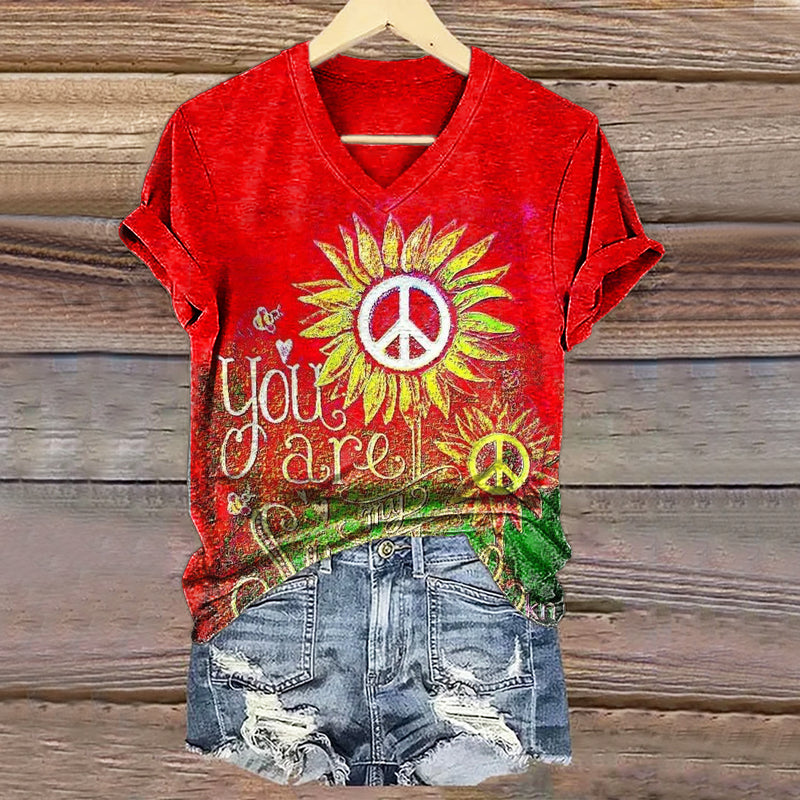 Zeitloser Vintage-Stil T-Shirt