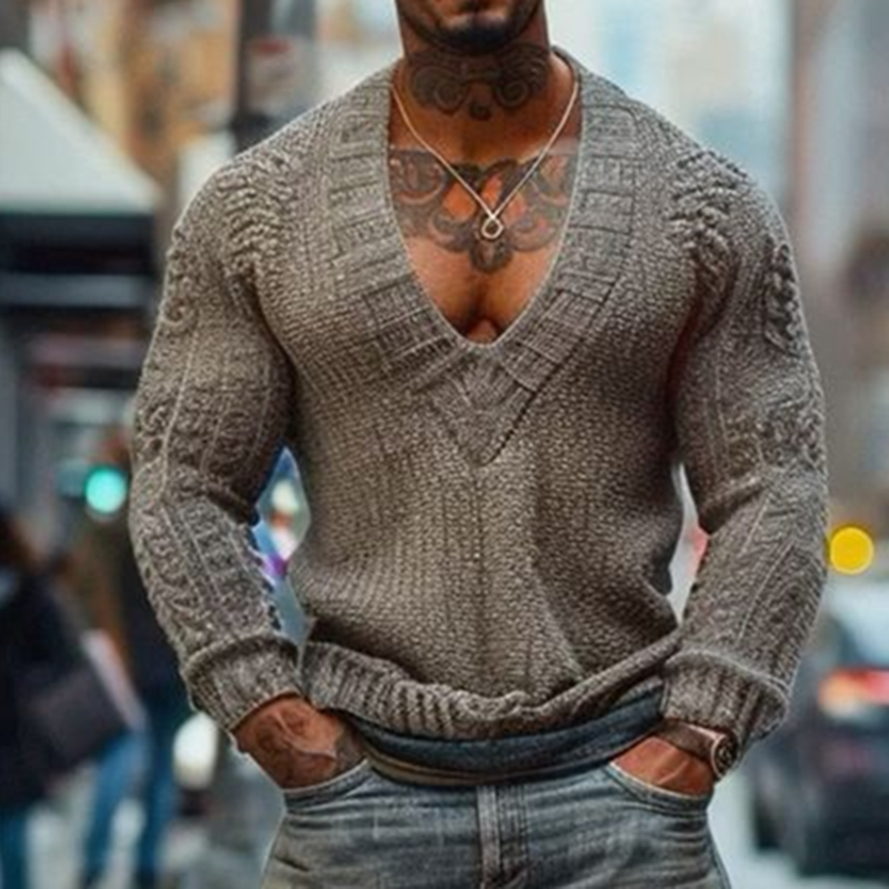 Zeitloser Vintage-Stil-Pullover