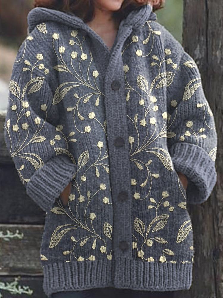 Vintage inspirierte Strickjacke