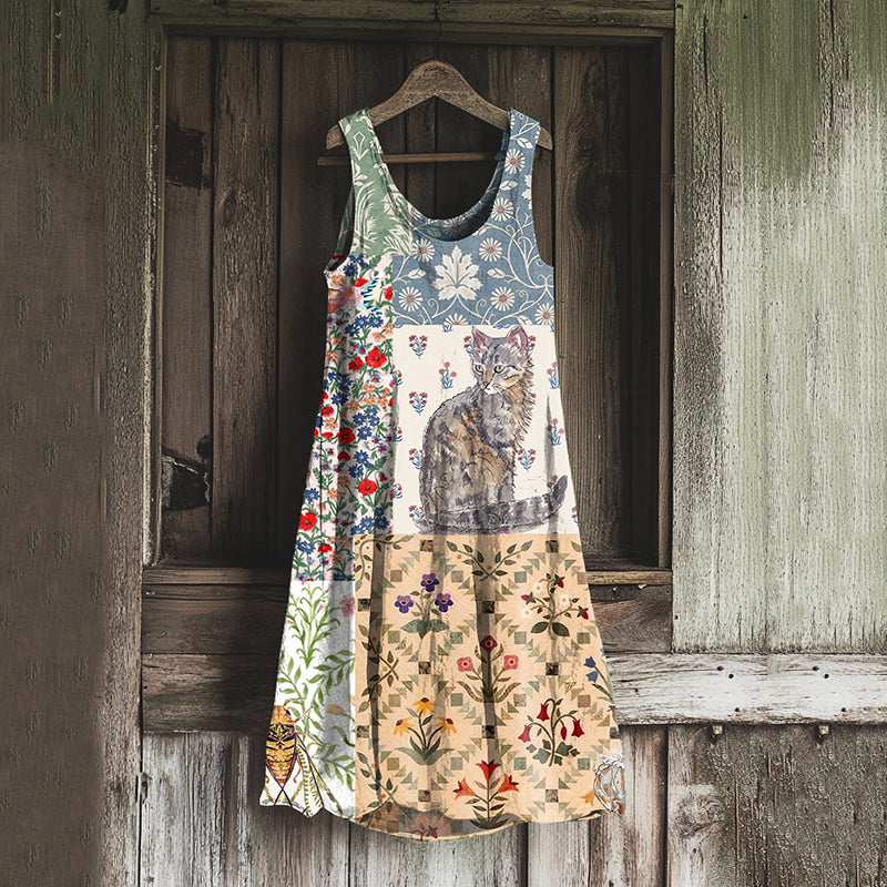 Klassische Vintage Kleid