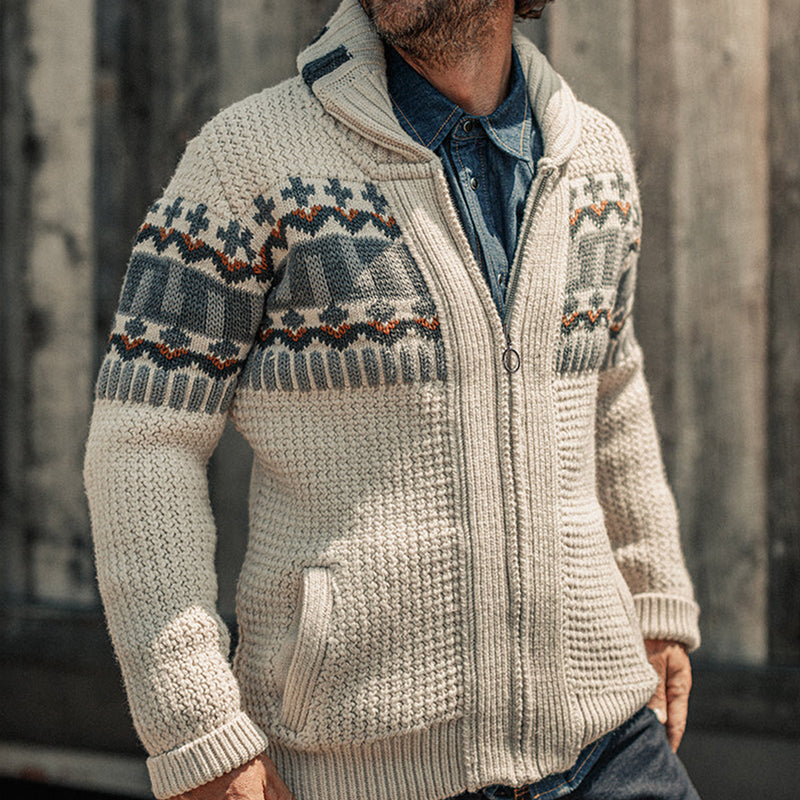 Elegant gestaltete Strickjacke