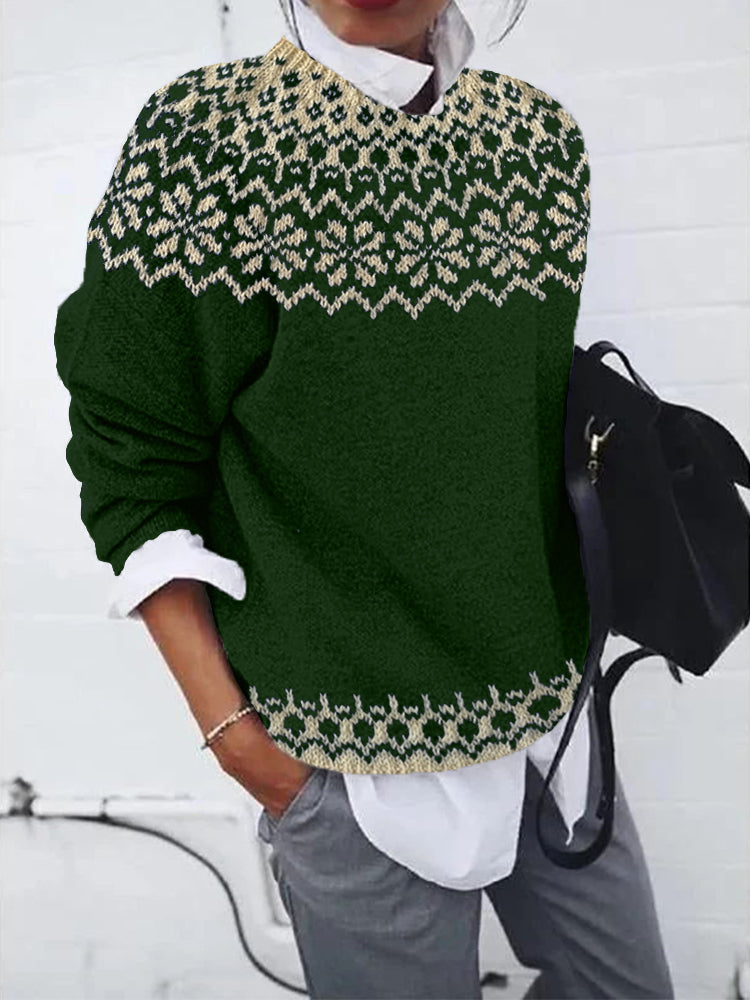 Wunderschön gefertigter Pullover