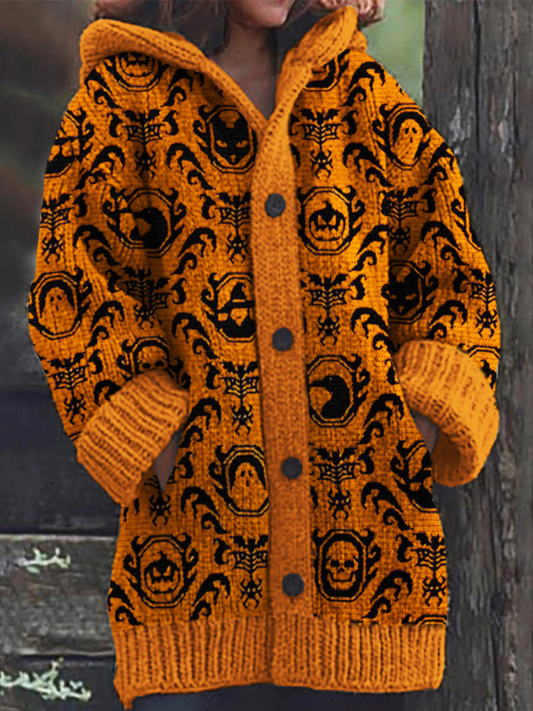 Durchdacht gestaltete Strickjacke