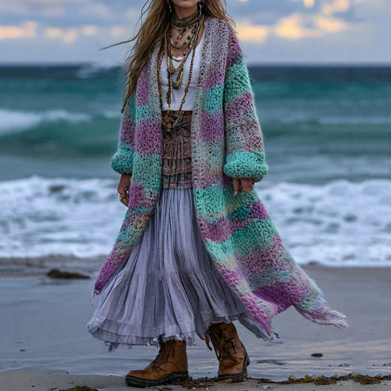 Vintage inspirierte Strickjacke