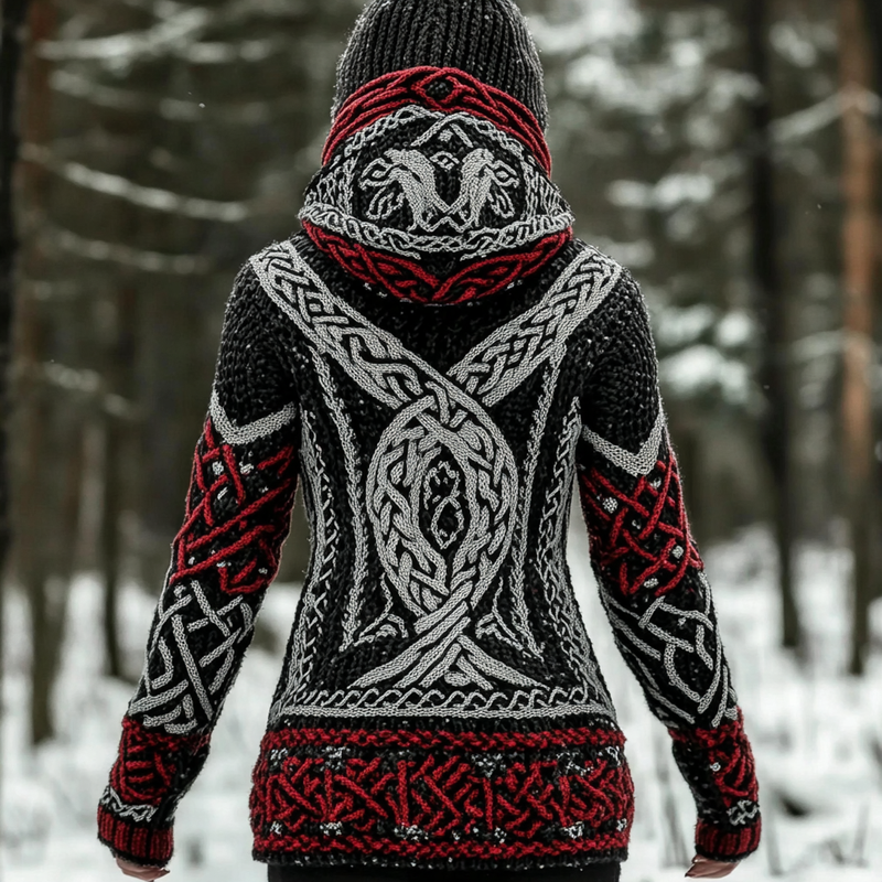 Klassisch gestaltete Strickjacke