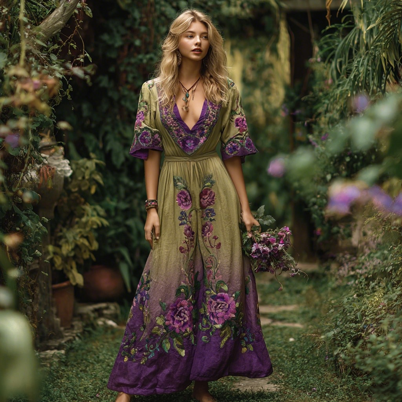 Zeitloser Vintage-Stil Kleid