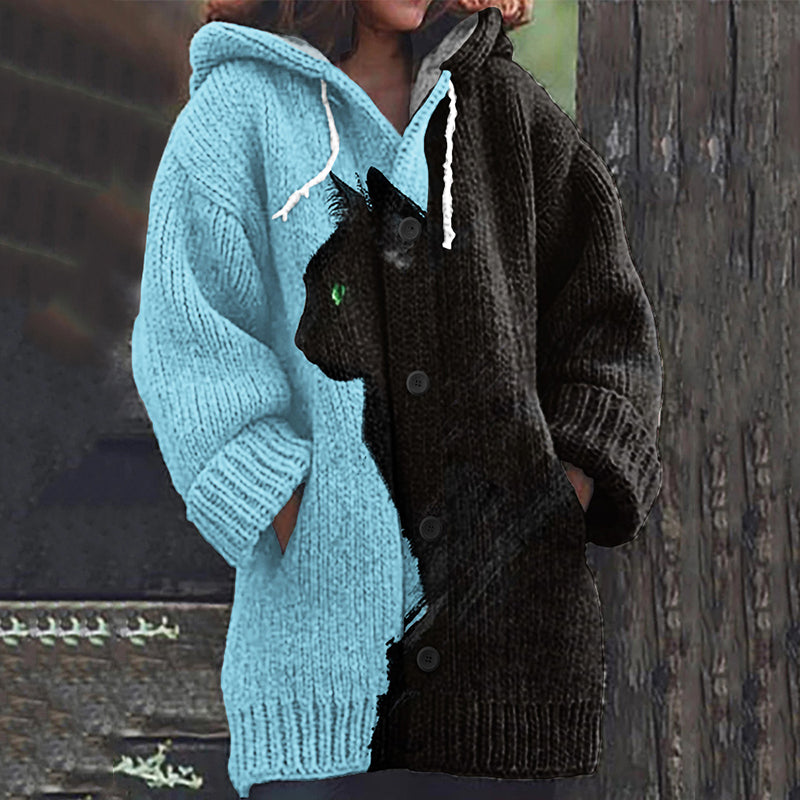 Klassisch designte Strickjacke