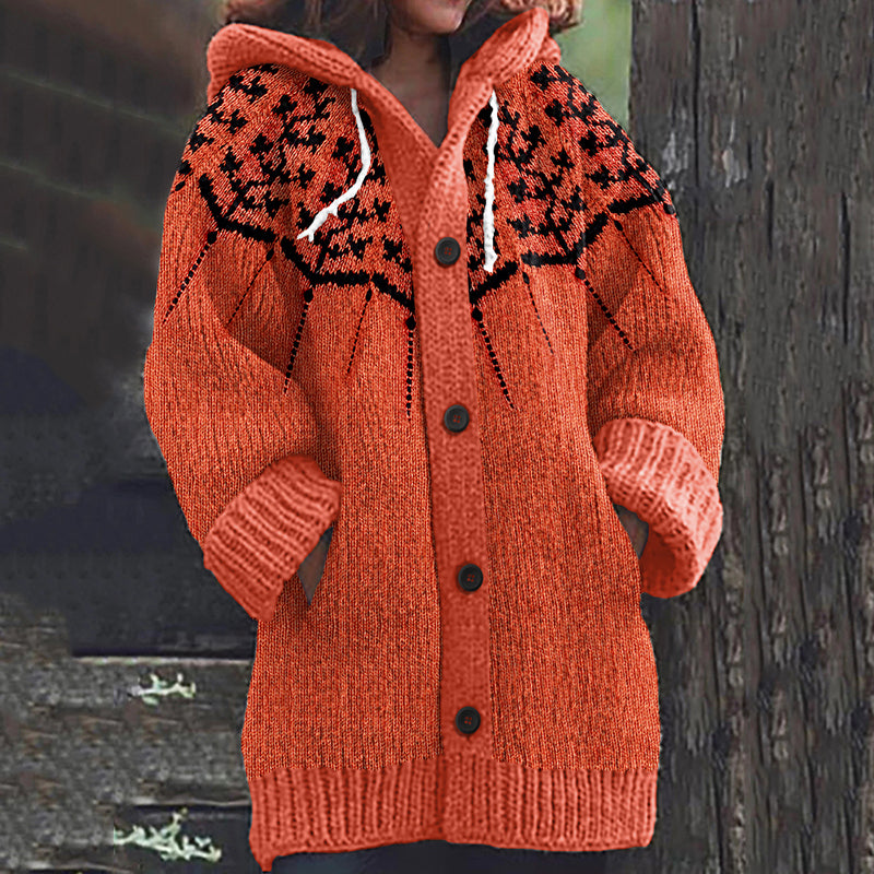 Vintage Icelandic Floral Cardigan Sweater elevenforest