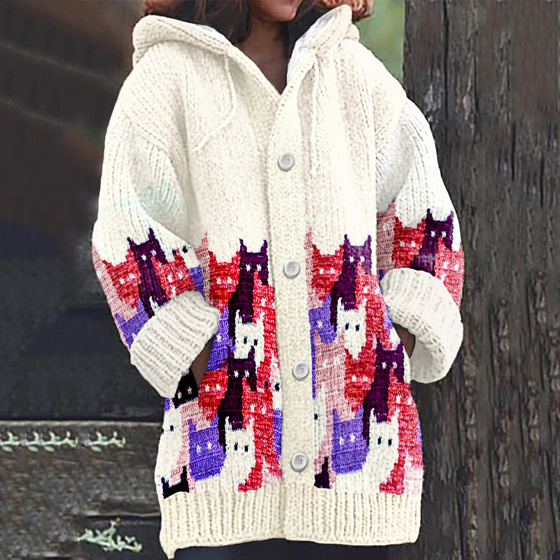 Wunderschön gefertigte Strickjacke