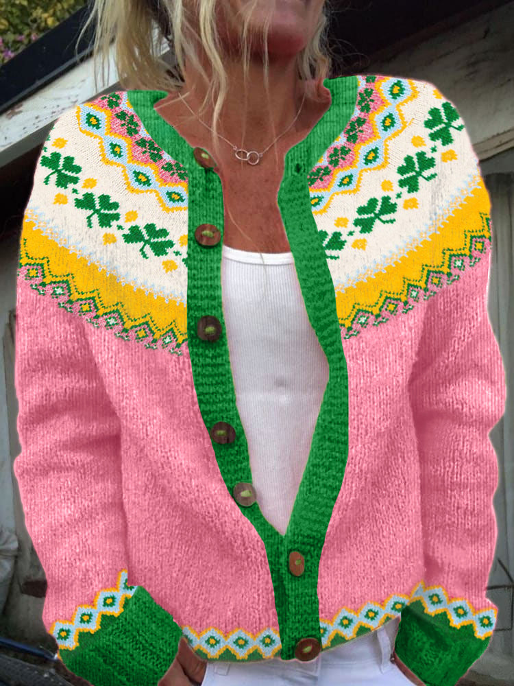 Vintage inspirierte Strickjacke
