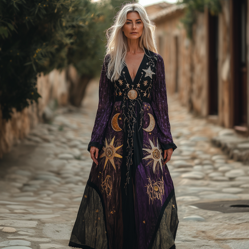 Klassisch gestaltete Kleid