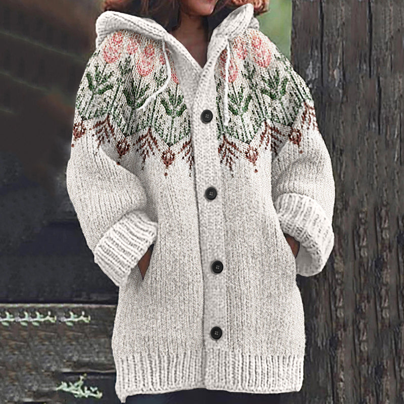 Wunderschön gefertigte Strickjacke