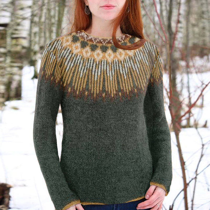 Zeitloser Vintage-Stil Pullover