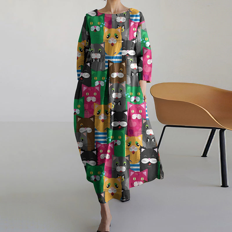 Klassische Vintage Kleid