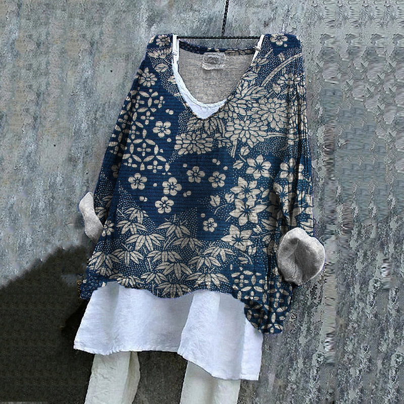 Klassische Vintage Bluse