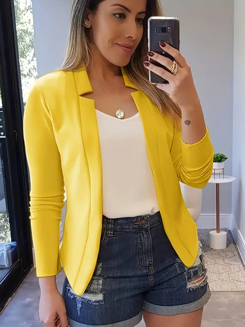 MW | eleganter langärmeliger Blazer für den Frühling