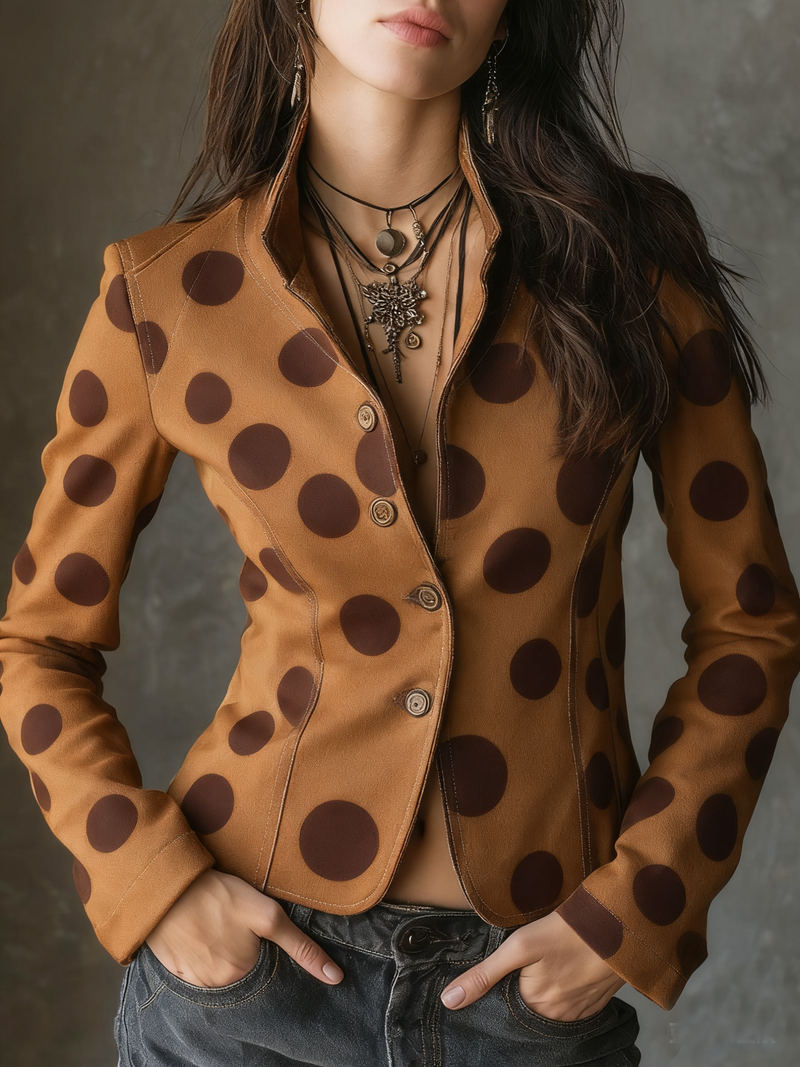 Anmutig gestaltete Jacke