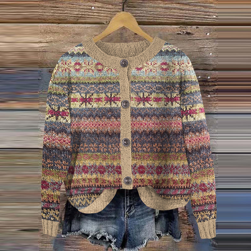 Anmutig gestaltete Strickjacke