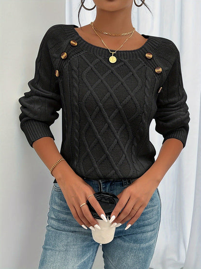 Klassisch designter Pullover