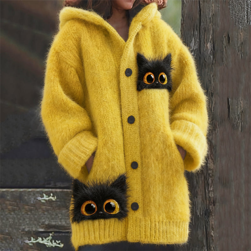 Zeitloser Vintage-Stil Strickjacke