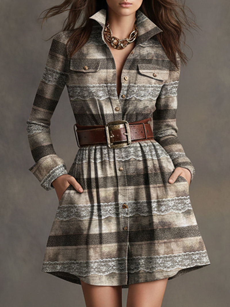 Klassische Vintage Kleid