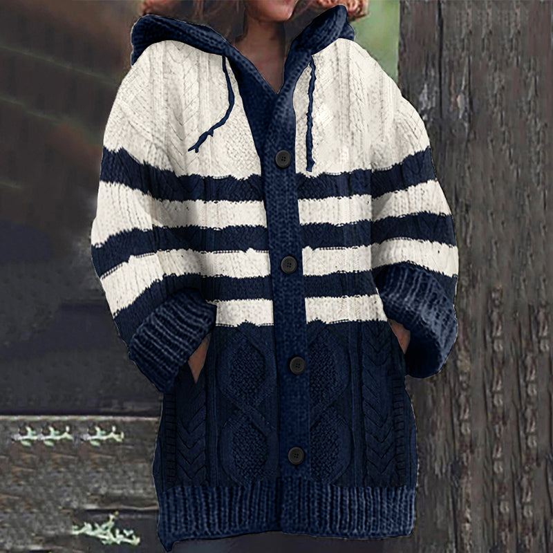 Zeitloser Vintage-Stil Strickjacke