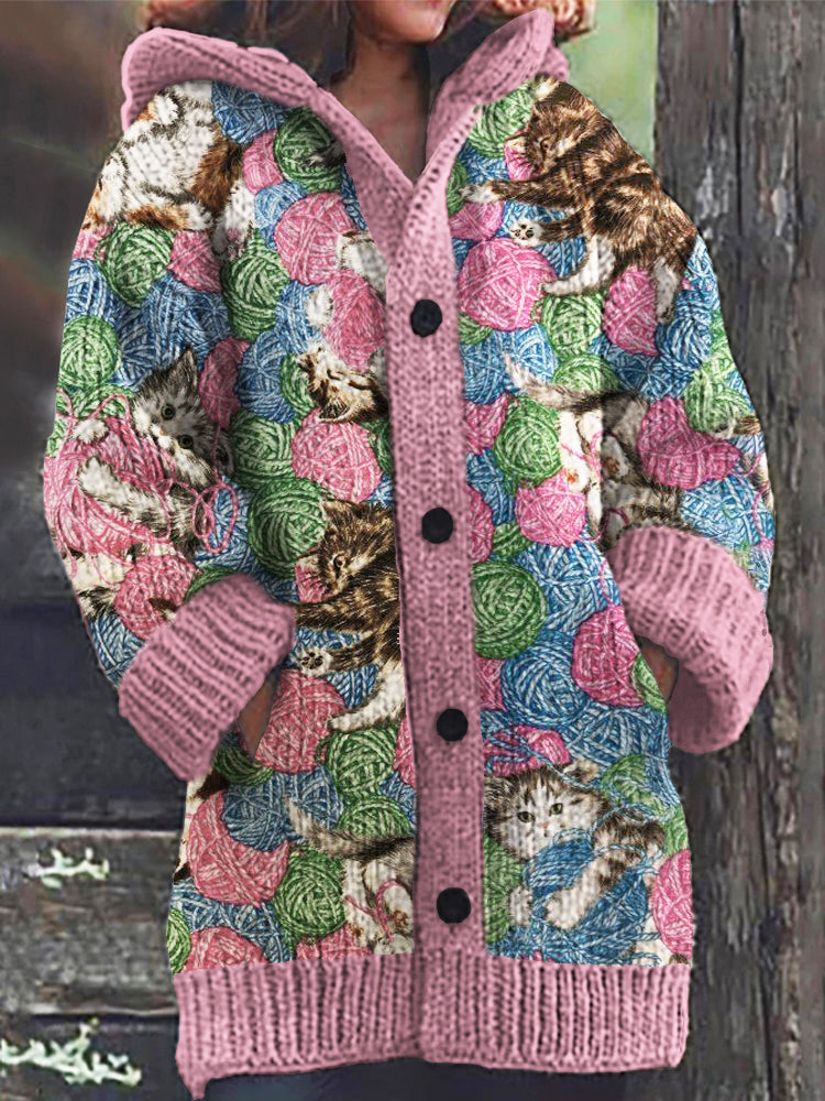 Klassische Vintage Strickjacke