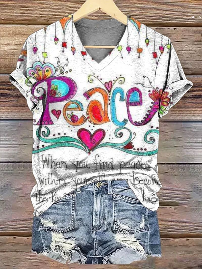 Zeitloser Vintage-Stil T-Shirt