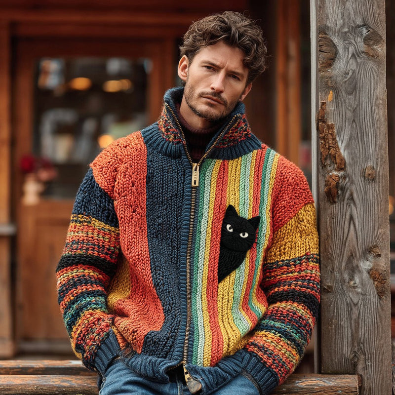 Klassisch gestaltete Strickjacke