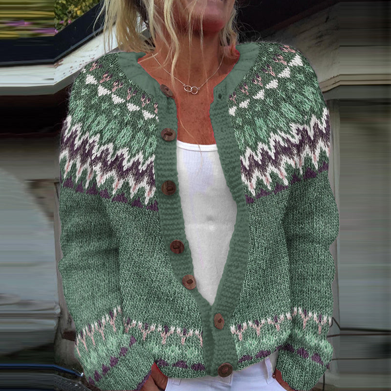 Elegant gestaltete Strickjacke